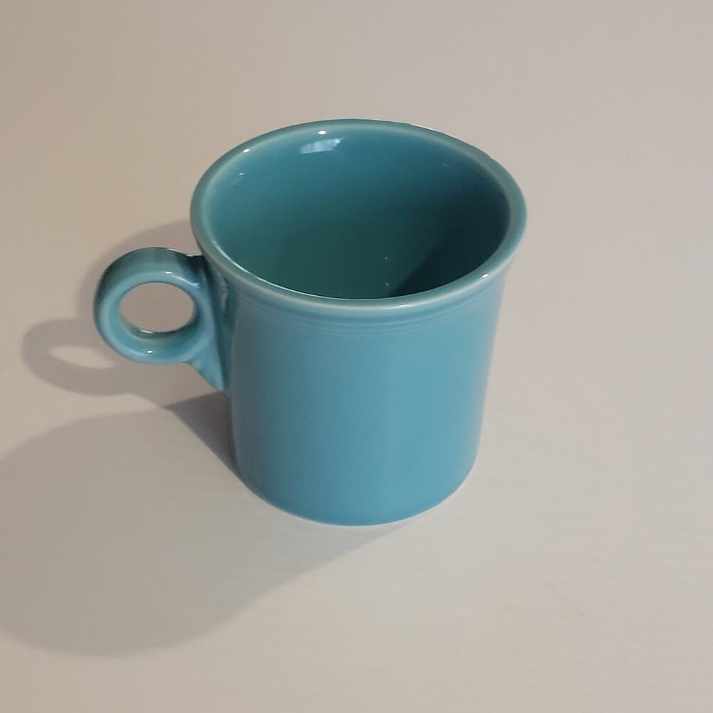 Fiesta Ware Sea Mist Blue Mug Ring Handle Homer Laughlin USA